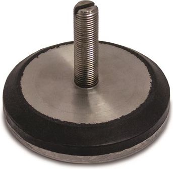 Rice Lake Foot Assembly, Mild Steel 1-14 UNF, 5.40in diameter # 110930