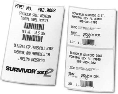 Rice Lake Label Roll, TTL 4.00x6.00 8 in DIA 3 in Core 1000 per Roll Perfed Thermal Transfer Wound Out # 156742