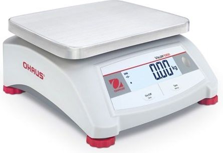 OHAUS Scale, V12P6 Compact, Valor 1000, 13 x 0.002lb (6000 x 1g), Multi-range Adapter. # 205020