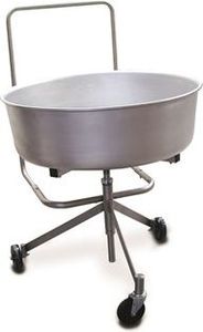 Rice Lake Retail Scale OPT, Rotary Bin/Cart Accumulator Tub Includes Handle and Casters Ishida