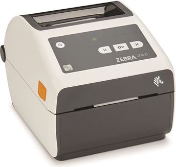 Rice Lake Printer, ZD421 Zebra, Thermal Transfer, 4in Wide, 203DPI, USB Host, 100-240VAC With Us Power Cord, LAN 10/100 Ethernet Connectivity # 212411