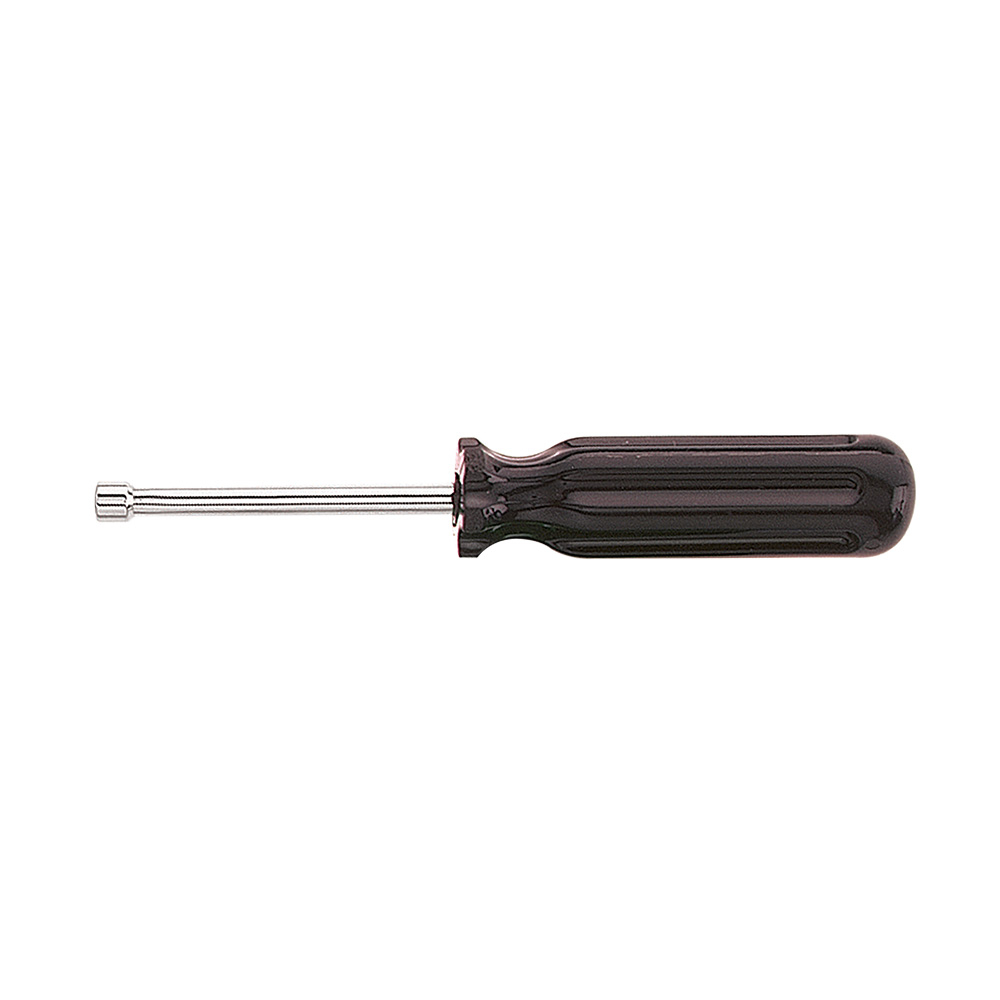 Klein 3/16-Inch Nut Driver, 3-Inch Hollow Shaft, Plastic Handle # S6
