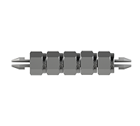 SSP Duolok Brass Knurled Nut 1/4" Tube # IBD4KN