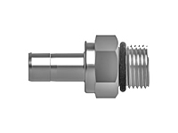 SSP Duolok 316SS Male Adapter 3/8" Tube x 3/4-16 Straight Thread # ISSD6MAST8