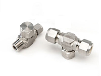 SSP 3000 Series Tee Filter, 316SS, V1/8 Tube Fitting x 1/8 Tube Fitting, # 3000-FILTER#-316