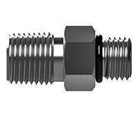 SSP 316SS Adapter, 1/4-18 Male NPT x 7/16-20 Male SAE/MS # ISST4MC4MST