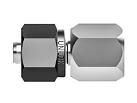 SSP Unilok Brass Female AN Adapter 1/4" Tube x 1/4" Female AN # IBU4ANF4