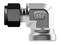 SSP Unilok Brass Female Elbow 1/8" Tube x 1/8" NPT # IBU2FE2