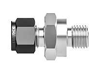 SSP Unilok 316SS O-Ring Seal St. Thrd. Connector 1" Tube x 1 5/16-12 Straight Thread # ISSU16OSC16