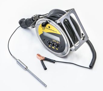 ThermoProbe TP7-D Thermometer, 30 Meter (98 Feet) Cable, Asphalt Weight Probe, Brass Markers at 1 Meter Intervals, ATEX/Ie # TP7D-30M-AW-MM
