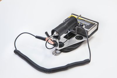 ThermoProbe TP9-A Thermometer, 35 Meter (115 ft) Cable, Standard Weight Probe, Brass Markers at 1 Meter Intervals, ATEX/Ie # TP9A-35M-SW-MM