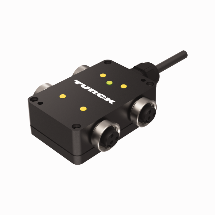 Turck Passive Actuator/Sensor Junction Box, 4 Ports - 7/8” Minifast I/O Ports # 4 RKF 30-X5-7M