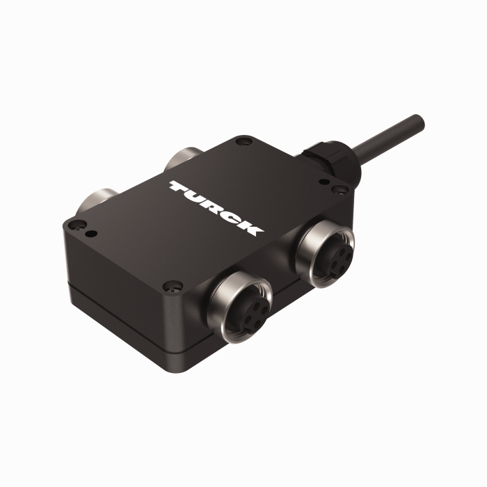 Turck Passive Actuator/Sensor Junction Box, 4 Ports - 7/8” Minifast I/O Ports # 4 RKF 40-2M