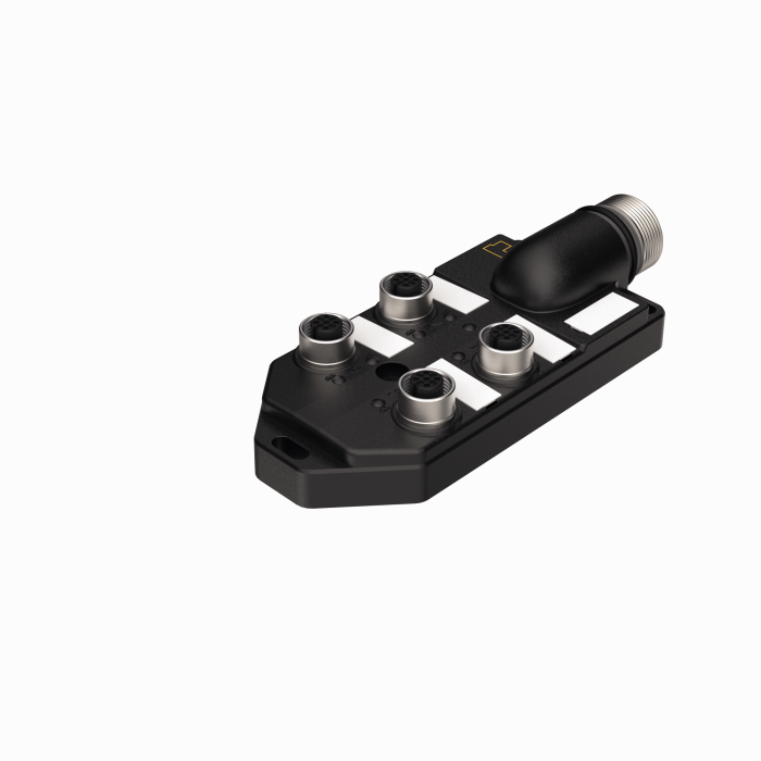 Turck Passive Actuator/Sensor Box, M12 × 1 - 4-port, with M23 homerun connector # 4MB12Z-5-CS19H
