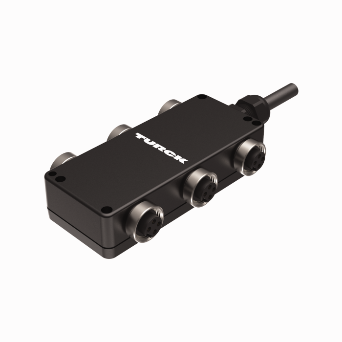 Turck Passive Actuator/Sensor Junction Box, 6 Ports - 7/8” Minifast I/O Ports # 6 RKF 40-8M