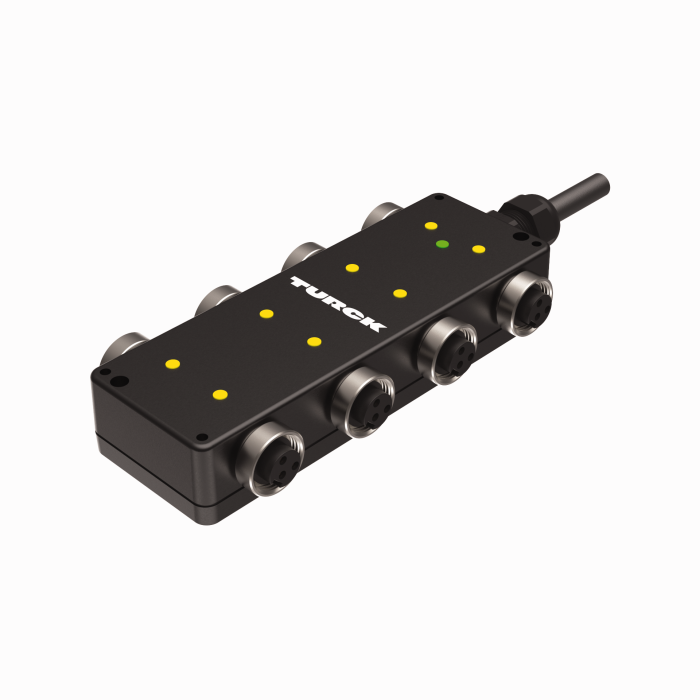 Turck Passive Actuator/Sensor Junction Box, 8 Ports - 7/8” Minifast I/O Ports # 8 RKF 30-X9-6M