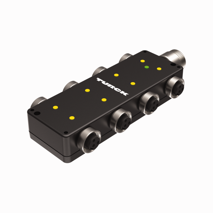 Turck Passive Actuator/Sensor Junction Box, 8 Ports - 7/8” Minifast I/O Ports # 8 RKF 30-X9-RSF120
