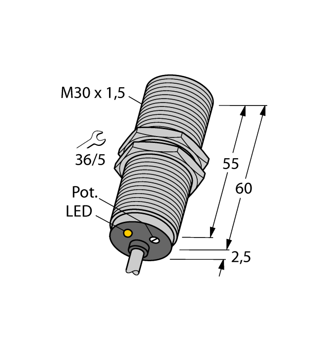 Turck Capacitive Sensor # BC10-M30K-VP4X