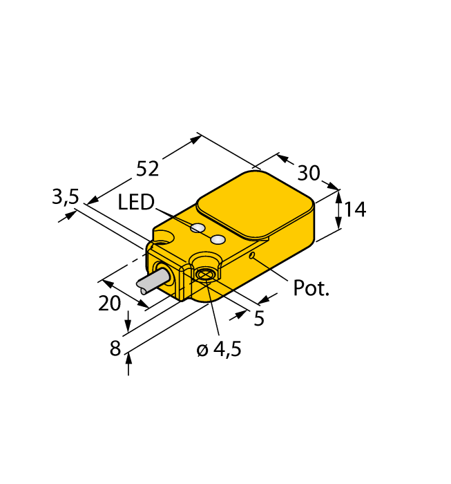 Turck Capacitive Sensor # BC10-Q14-AN4X2