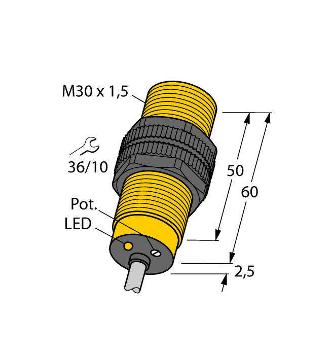 Turck Capacitive Sensor # BC10-S30-AZ3X