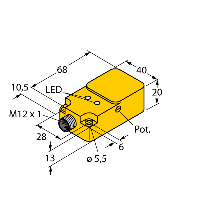 Turck Capacitive Sensor # BC20-Q20-AN4X2-H1141
