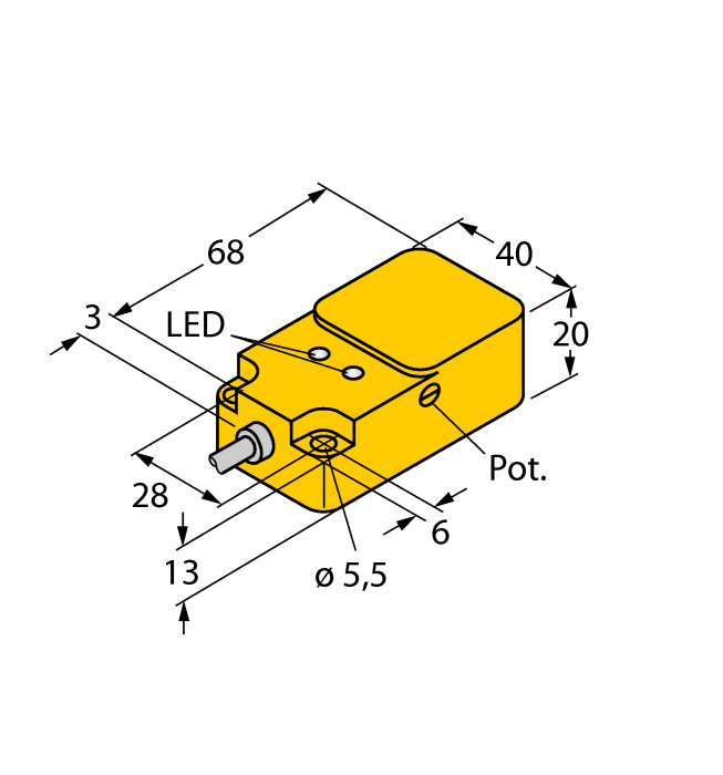 Turck Capacitive Sensor # BC20-Q20-AN4X2