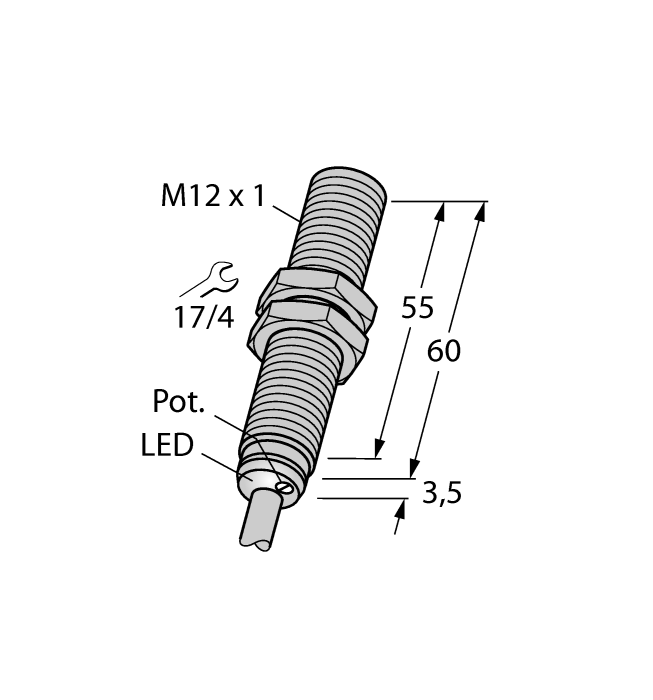 Turck Capacitive Sensor # BC3-M12-AN6X