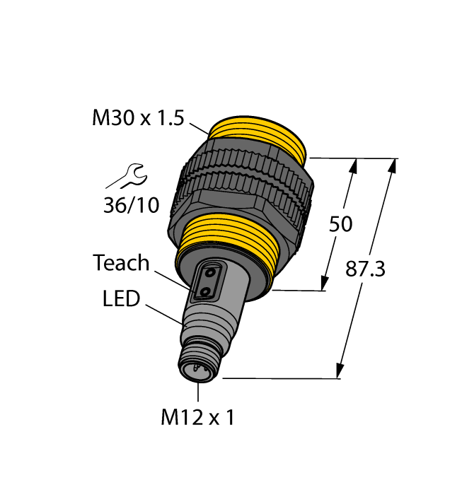 Turck Capacitive Sensor # BCT10-S30-UP6X2T-H1151