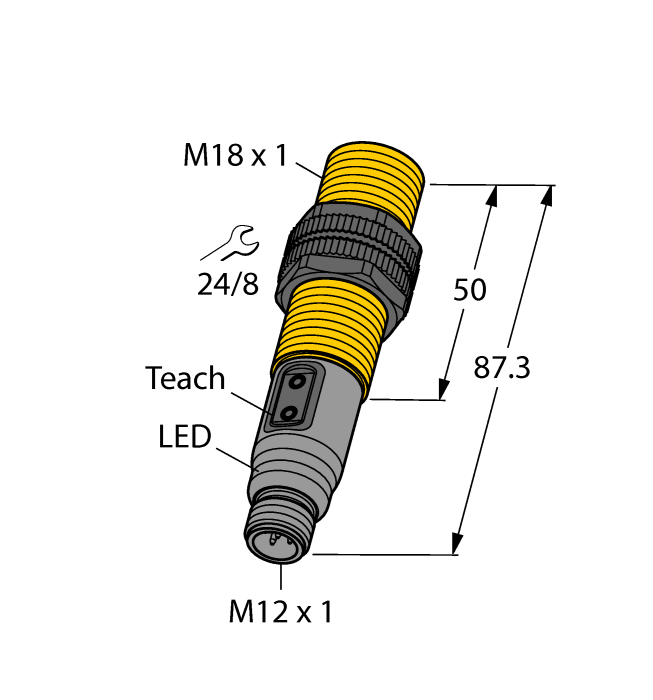Turck Capacitive Sensor # BCT5-S18-UP6X2T-H1151