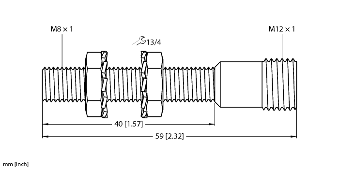 Turck Inductive Sensor # BI1.5-EG08-AP6-H1341
