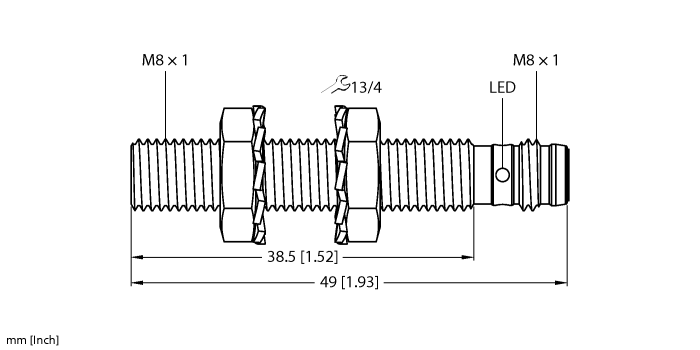 Turck Inductive Sensor # BI1.5-EG08-AP6X-V1131