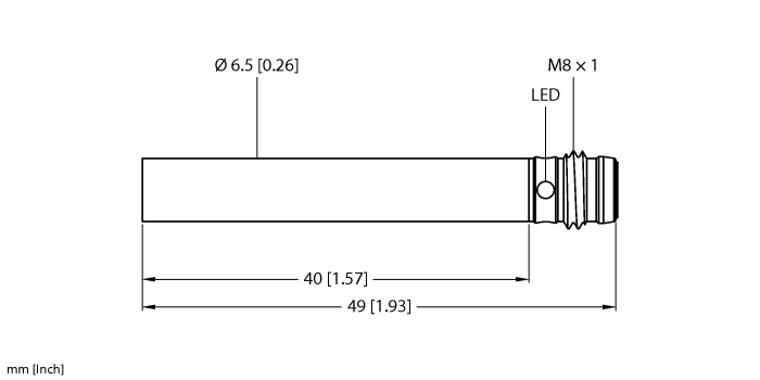 Turck Inductive Sensor # BI1.5-EH6.5-AN6X-V1131