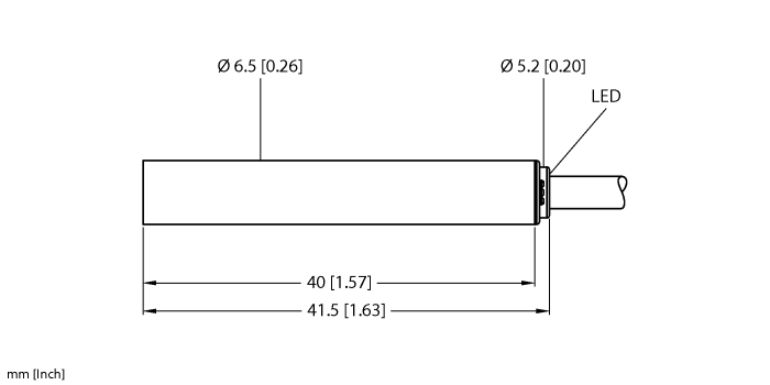 Turck Inductive Sensor - With Increased Temperature Range # BI1.5-EH6.5-AP6X/S100