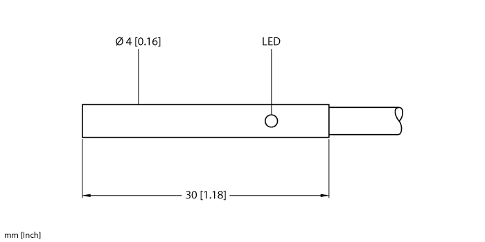 Turck Inductive Sensor # BI1-EH04-AN6X 7M