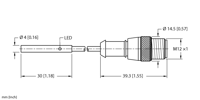 Turck Inductive Sensor # BI1-EH04-AP6X-0.3-RS4T