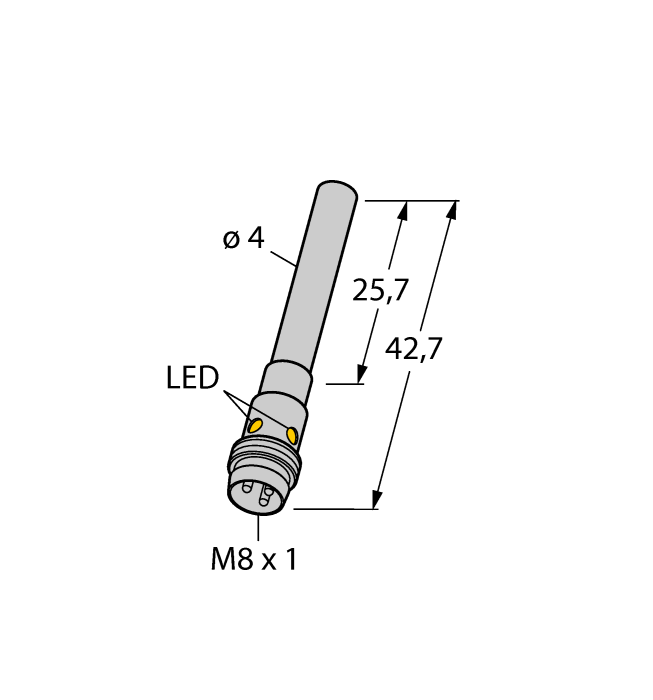 Turck Inductive Sensor # BI1-EH04-AP6X-V1331/S1367