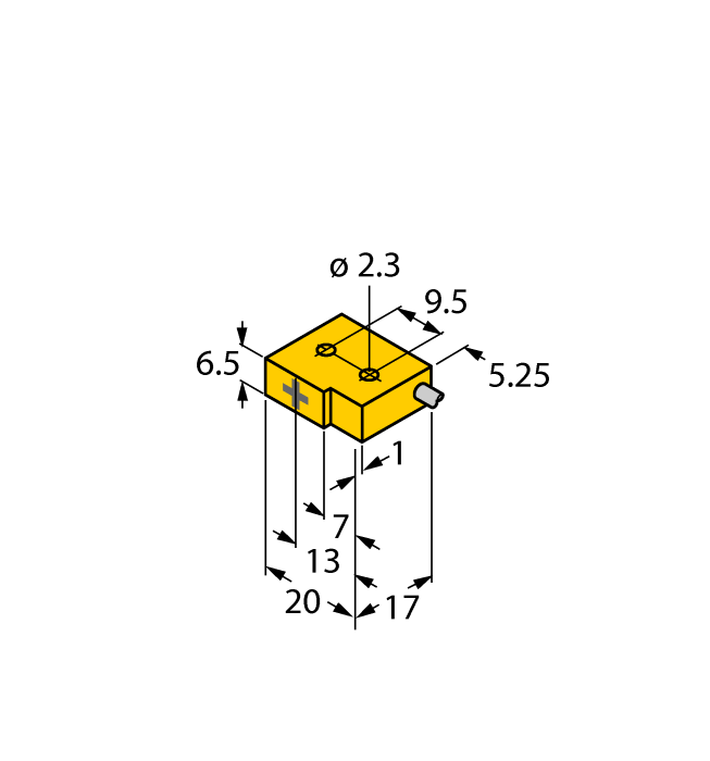 Turck Inductive Sensor - Resistant to Magnetic Fields # BI1-Q6.5-AP6/S34