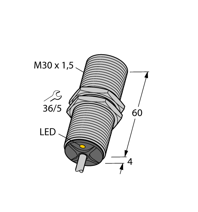 Turck Inductive Sensor # BI10-G30-AN6X 7M