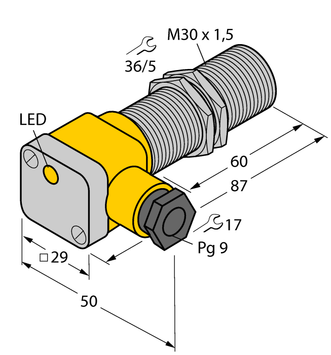 Turck Inductive Sensor # BI10-G30SK-RZ3X2