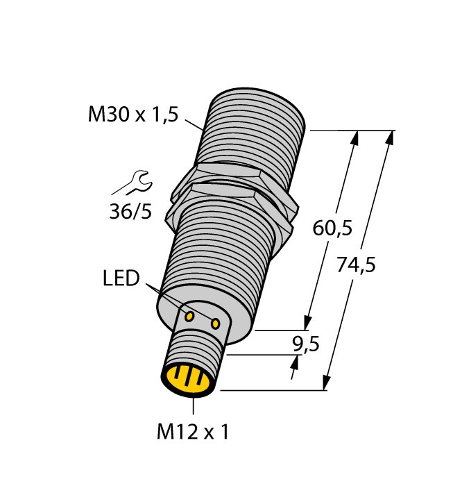 Turck Inductive Sensor # BI10-M30-Y1X-H1141/S56