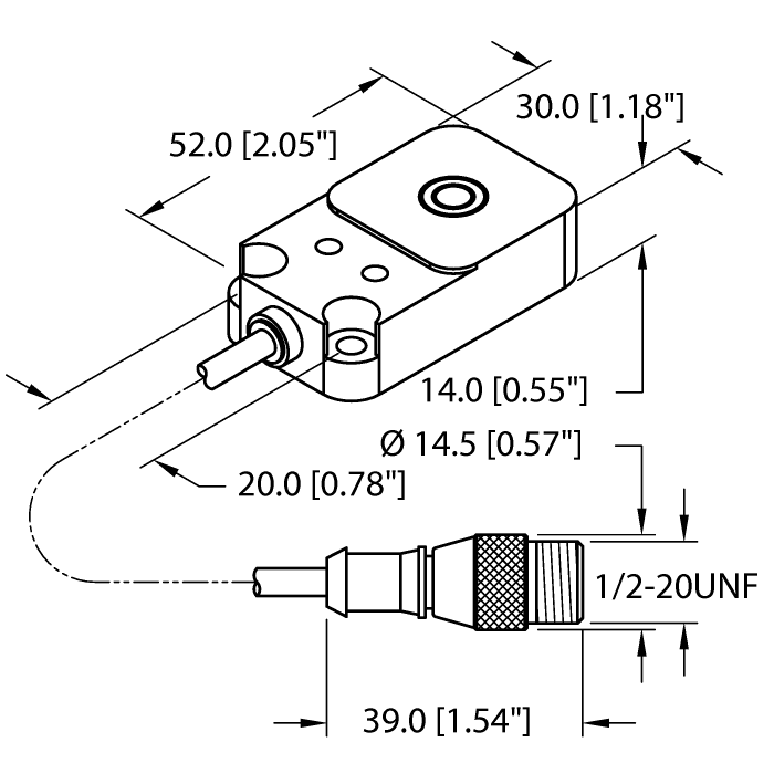 Turck Inductive Sensor # BI10-Q14-ADZ32X2-0.2-SB3T