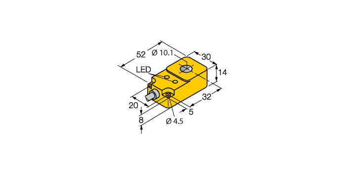 Turck Inductive Sensor - Ring Sensor # BI10R-Q14-AN6X2