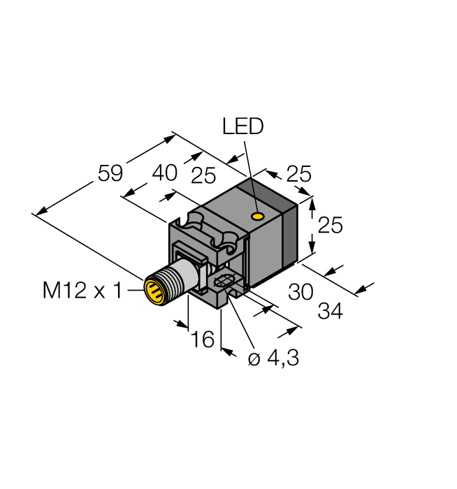Turck Inductive Sensor # BI10U-CA25-AP6X2-H1141