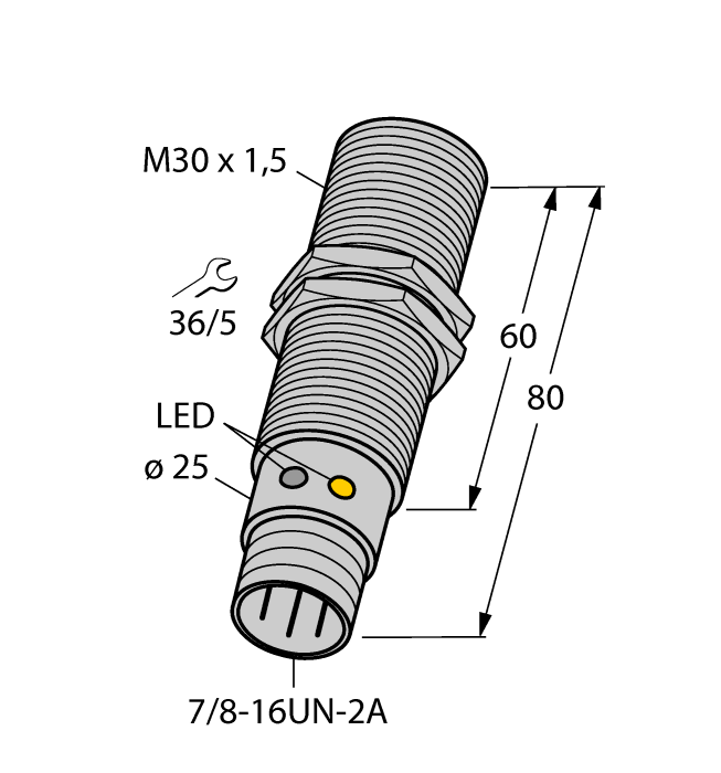 Turck Inductive Sensor # BI10U-G30-RDZ30X2-B1131