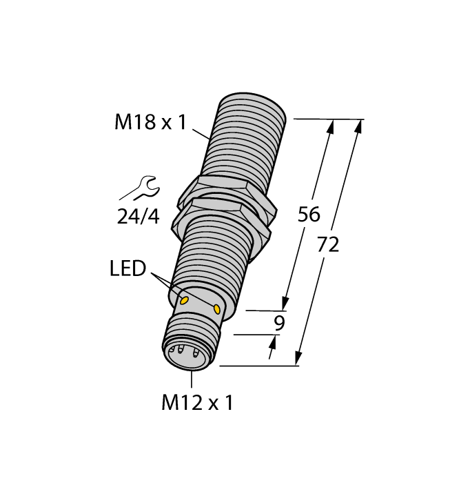 Turck Inductive Sensor # BI10U-M18E-AP6X-H1141