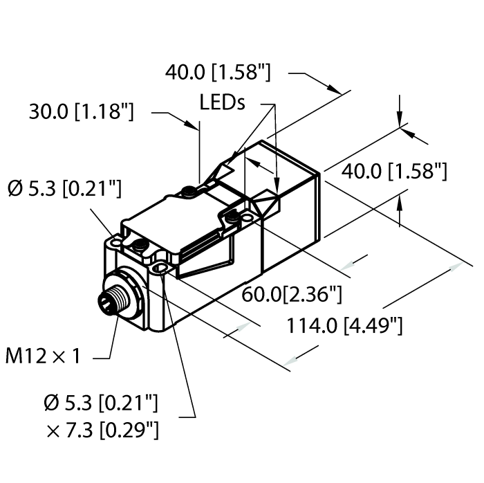 Turck Inductive Sensor # BI15-CP40-Y1X-H1141