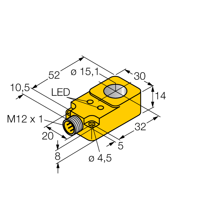 Turck Inductive Sensor - Ring Sensor # BI15R-Q14-AN6X2-H1141