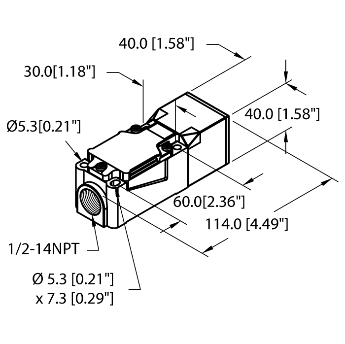 Turck Inductive Sensor # BI15U-CP40-VN4X2/S10