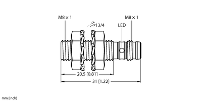 Inductive Sensor - With Increased Switching Distance