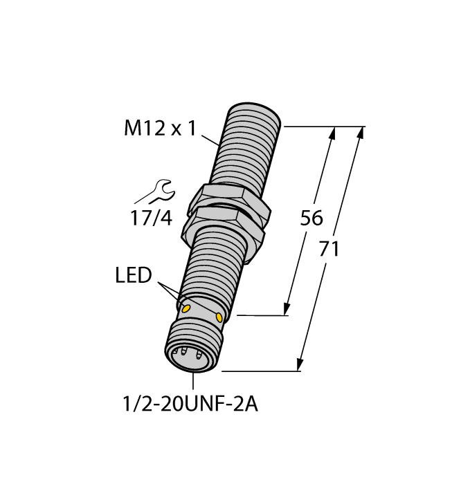 Turck Inductive Sensor # BI2-G12-RDZ32X-B3131